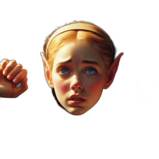 face, mask, staff, creature transparent PNG cut-out