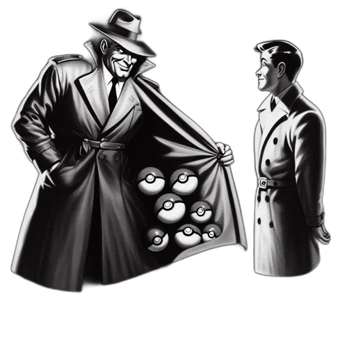 jacket, mask, concept art, comic book art transparent PNG cut-out