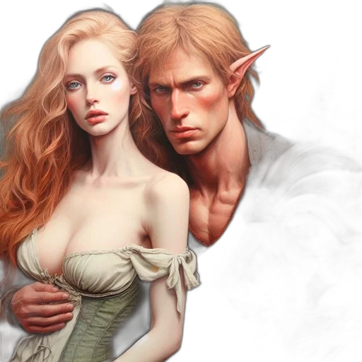 fantasy art, concept art, photorealistic, comic book art transparent PNG cut-out