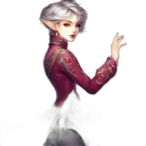 dress, staff, dragon, face transparent PNG cut-out