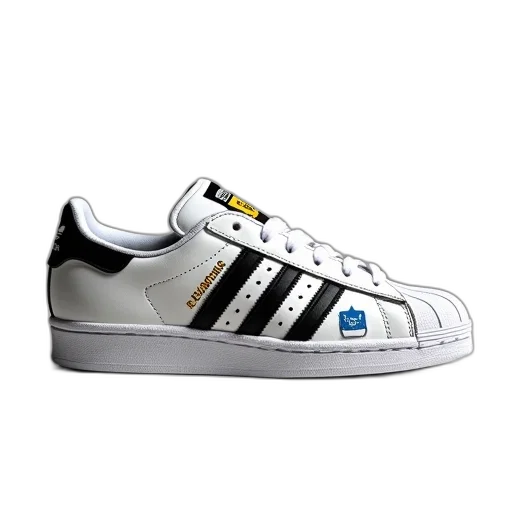 shoes, photorealistic, adidas, superstar transparent PNG cut-out