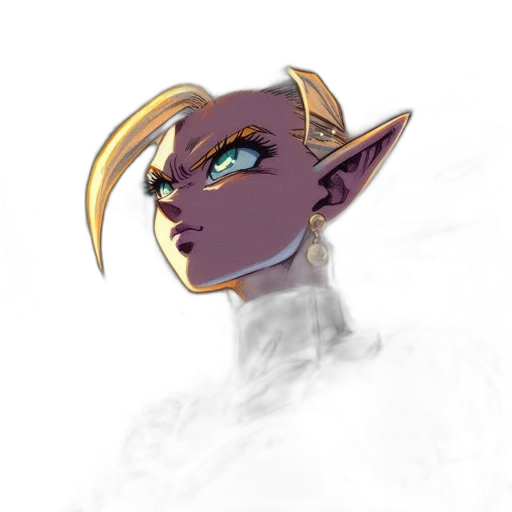 face, staff, mask, creature transparent PNG cut-out