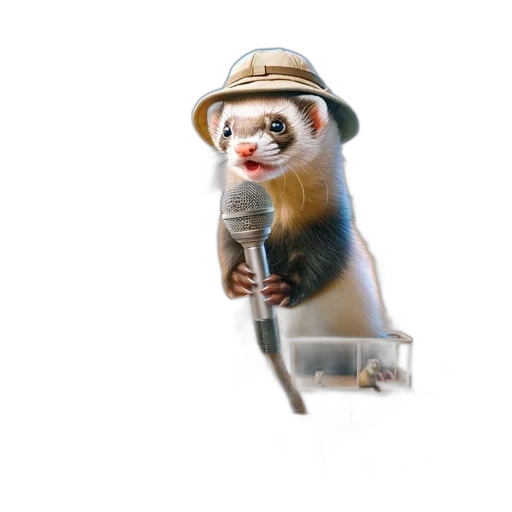 staff, hat, animal, weapon transparent PNG cut-out