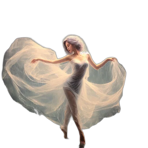 dress, hat, concept art, fantasy art transparent PNG cut-out