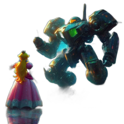 robot, weapon, dress, bottle transparent PNG cut-out