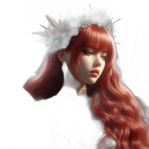 crown, face, hat, photorealistic transparent PNG cut-out
