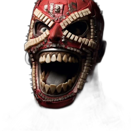 mask, face, creature, robot transparent PNG cut-out