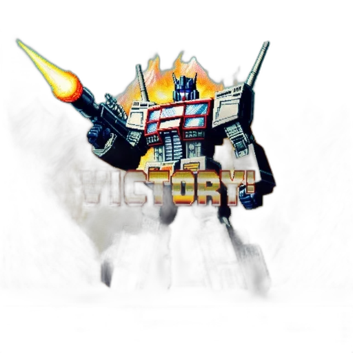 robot, weapon, concept art, pixel art transparent PNG cut-out