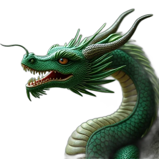 dragon, creature, animal, staff transparent PNG cut-out