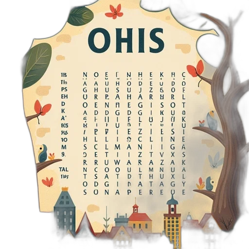 earth tones, big, word, search transparent PNG cut-out