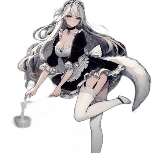 dress, staff, weapon, sword transparent PNG cut-out