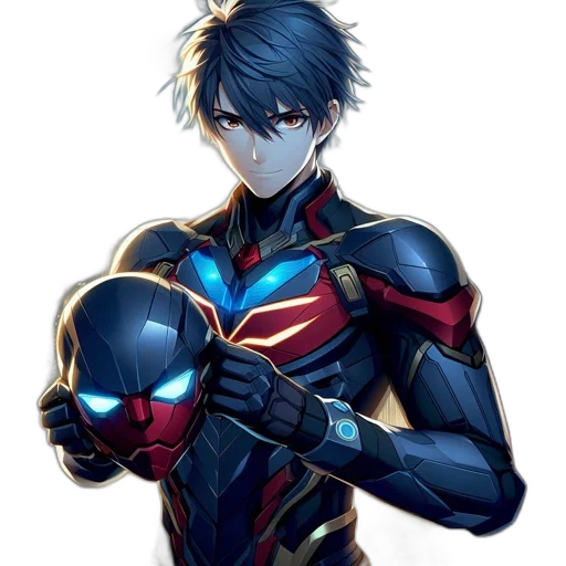 weapon, robot, mask, sword transparent PNG cut-out
