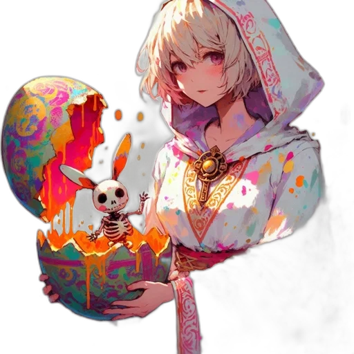 staff, mask, jacket, weapon transparent PNG cut-out