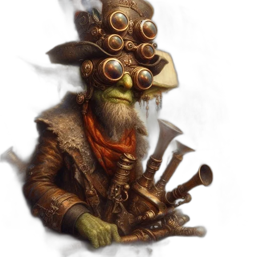 staff, mask, creature, face transparent PNG cut-out