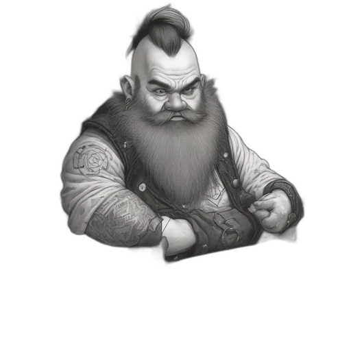 staff, face, creature, fantasy art transparent PNG cut-out