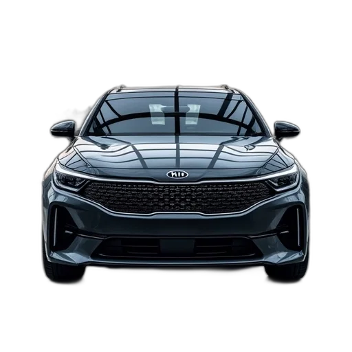 car, 3d render, photorealistic, kia transparent PNG cut-out