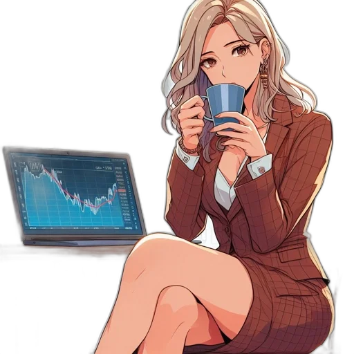 cartoon, anime, pixel art, vaporwave transparent PNG cut-out