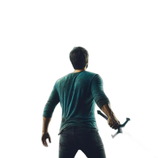 weapon, sword, staff, robot transparent PNG cut-out