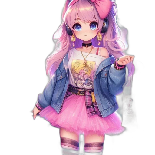 dress, jacket, staff, weapon transparent PNG cut-out