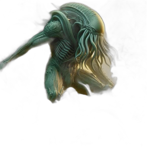 creature, hair, dragon, mask transparent PNG cut-out