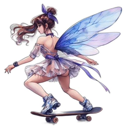 dress, concept art, fantasy art, anime transparent PNG cut-out