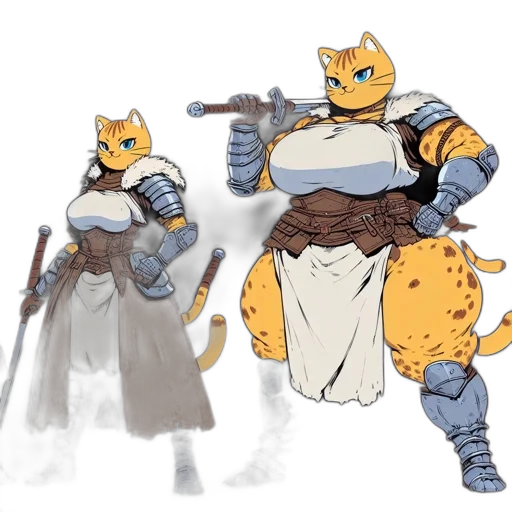 concept art, fantasy art, pixel art, comic book art transparent PNG cut-out