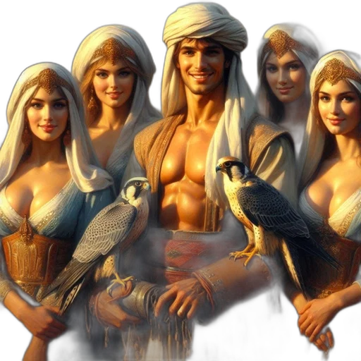 fantasy art, concept art, comic book art, photorealistic transparent PNG cut-out