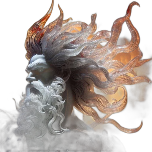 hair, dragon, mask, face transparent PNG cut-out