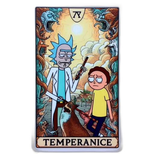 concept art, fire, tarot, card transparent PNG cut-out