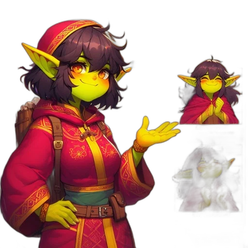 staff, dragon, mask, concept art transparent PNG cut-out