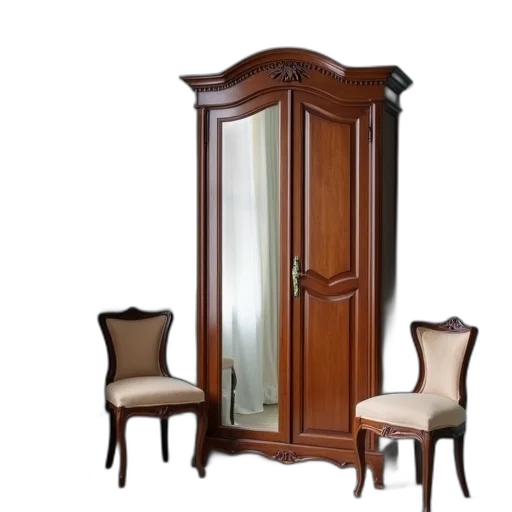 furniture, dress, 3d render, photorealistic transparent PNG cut-out