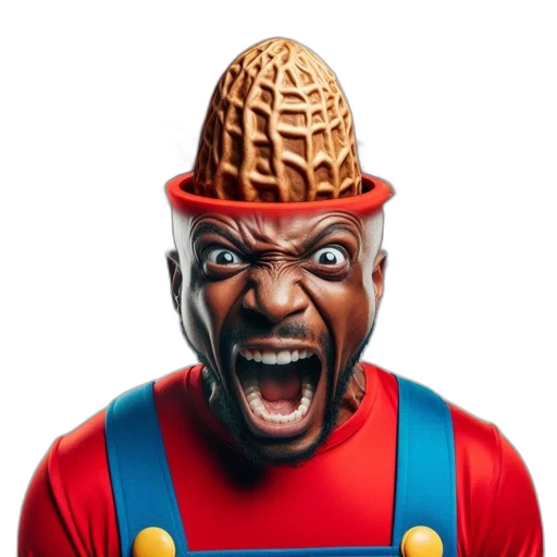 hat, face, robot, creature transparent PNG cut-out
