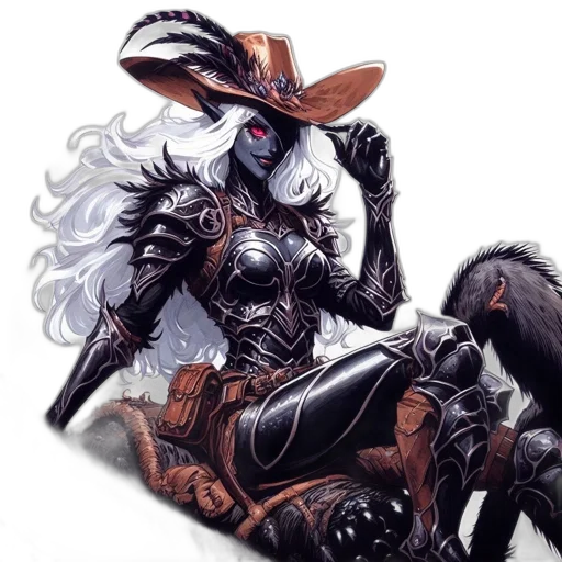 hat, weapon, dragon, fantasy art transparent PNG cut-out