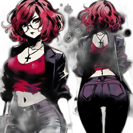 jacket, creature, concept art, comic book art transparent PNG cut-out