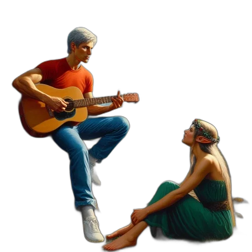 hat, oil painting, concept art, photorealistic transparent PNG cut-out