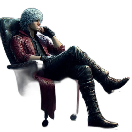 jacket, furniture, concept art, cyberpunk transparent PNG cut-out