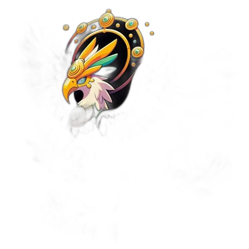 dragon, mask, staff, jewelry transparent PNG cut-out