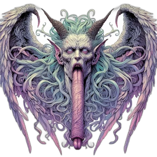 staff, creature, face, dragon transparent PNG cut-out