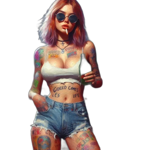 jacket, dress, face, fantasy art transparent PNG cut-out