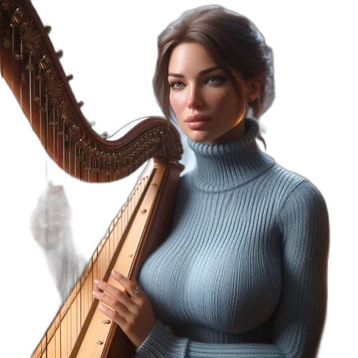 dress, staff, fantasy art, concept art transparent PNG cut-out