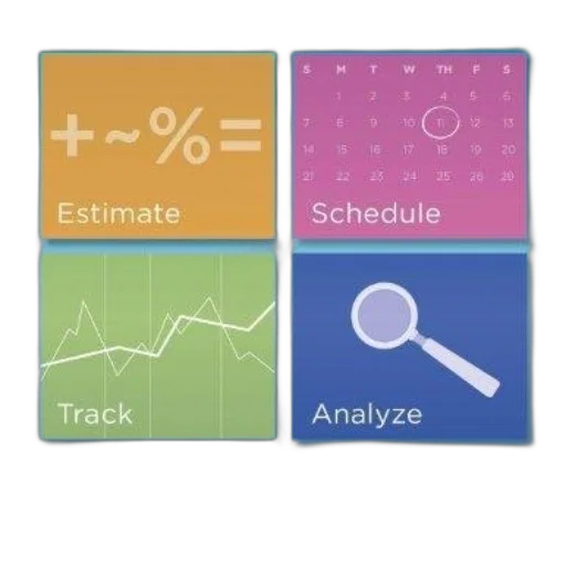 managing, projects, portfolios, estimate transparent PNG cut-out