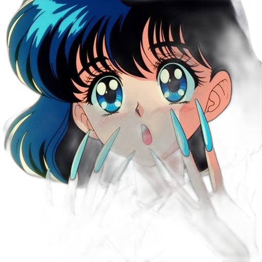 face, mask, creature, anime transparent PNG cut-out