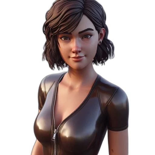 dress, jacket, face, staff transparent PNG cut-out