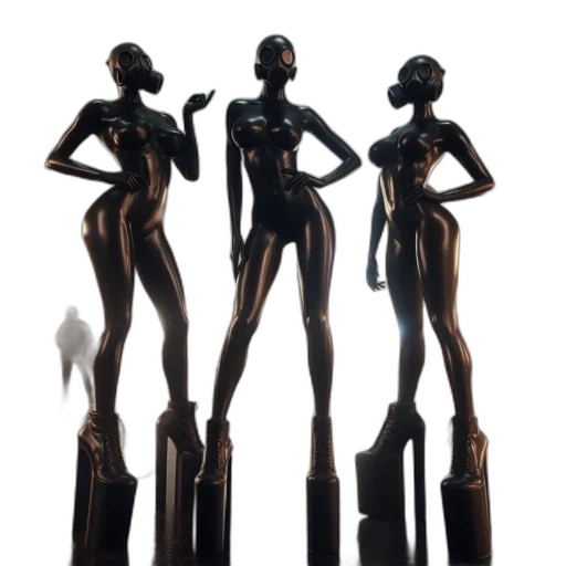dress, jewelry, concept art, 3d render transparent PNG cut-out