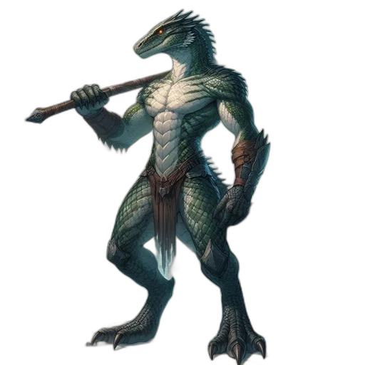 creature, dragon, animal, staff transparent PNG cut-out