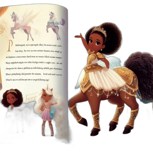 concept art, scene, unfolds, children transparent PNG cut-out
