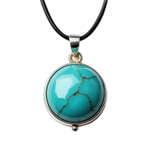 jewelry, silver, pendant, turquoise transparent PNG cut-out