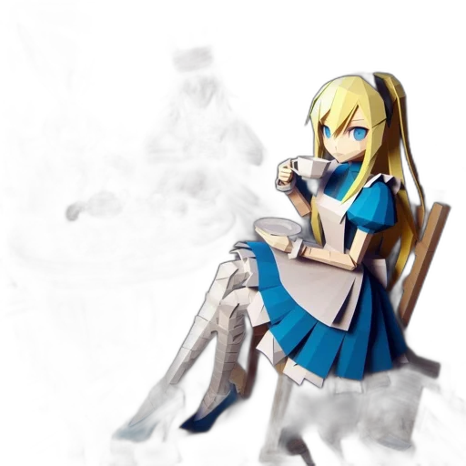 dress, staff, robot, weapon transparent PNG cut-out