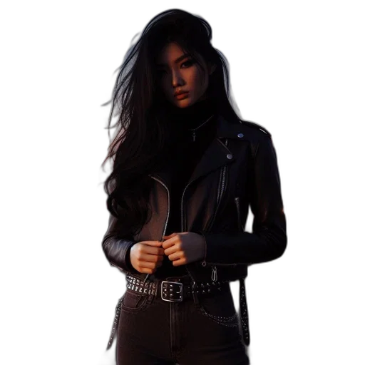 jacket, photorealistic, concept art, cyberpunk transparent PNG cut-out