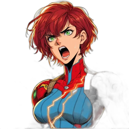 face, weapon, jacket, crown transparent PNG cut-out